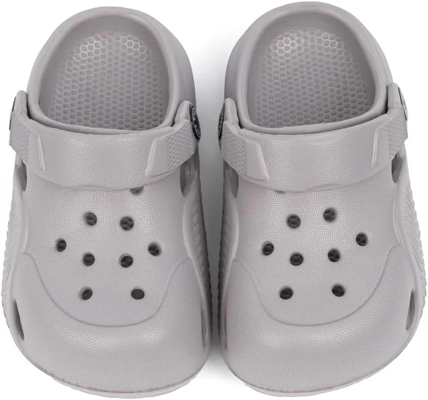 KIDSUN Toddler Kids Boys Girls Cute Garden Clogs Water Sandals Slip On Shoes Slipper Slides Lightweight Outdoor Summer Infant Children Beach Pool Play Shoes (Baby/Toddler Kids)