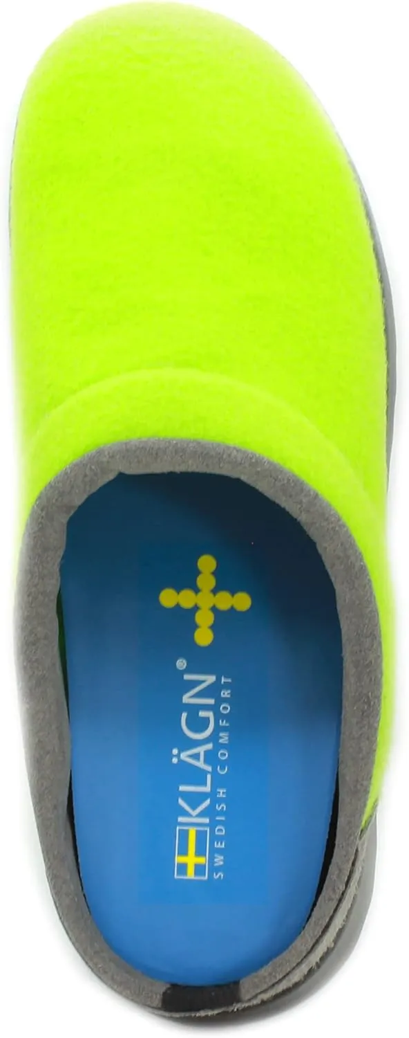 KLÄGN Women's Indoor/Outdoor Felt Slipper Clogs