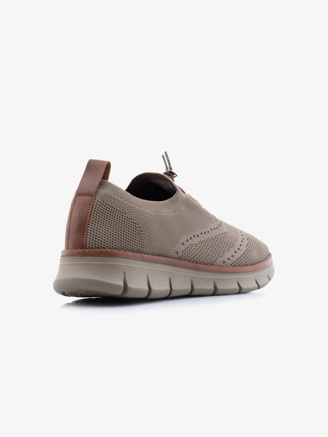 Knitstep Coffee Classic Flat Sole Low Top Sneakers