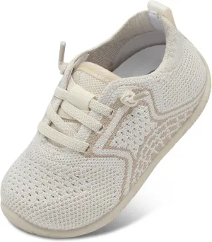 L-RUN Toddler Boys Girls Tennis Shoes Breathable Comfortable Barefoot Wide Summer School Walking Sneakers Baby First Walking Shoes
