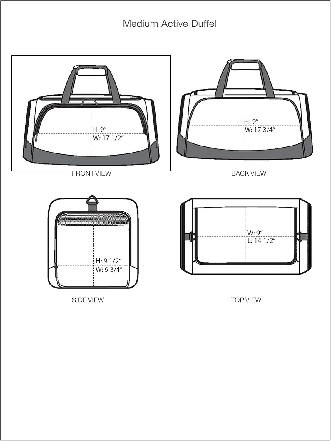 Lambda Chi Alpha Active Duffel - Lambda Chi Travel Bag (Medium 12"H x 26"W x 12"D, Black)