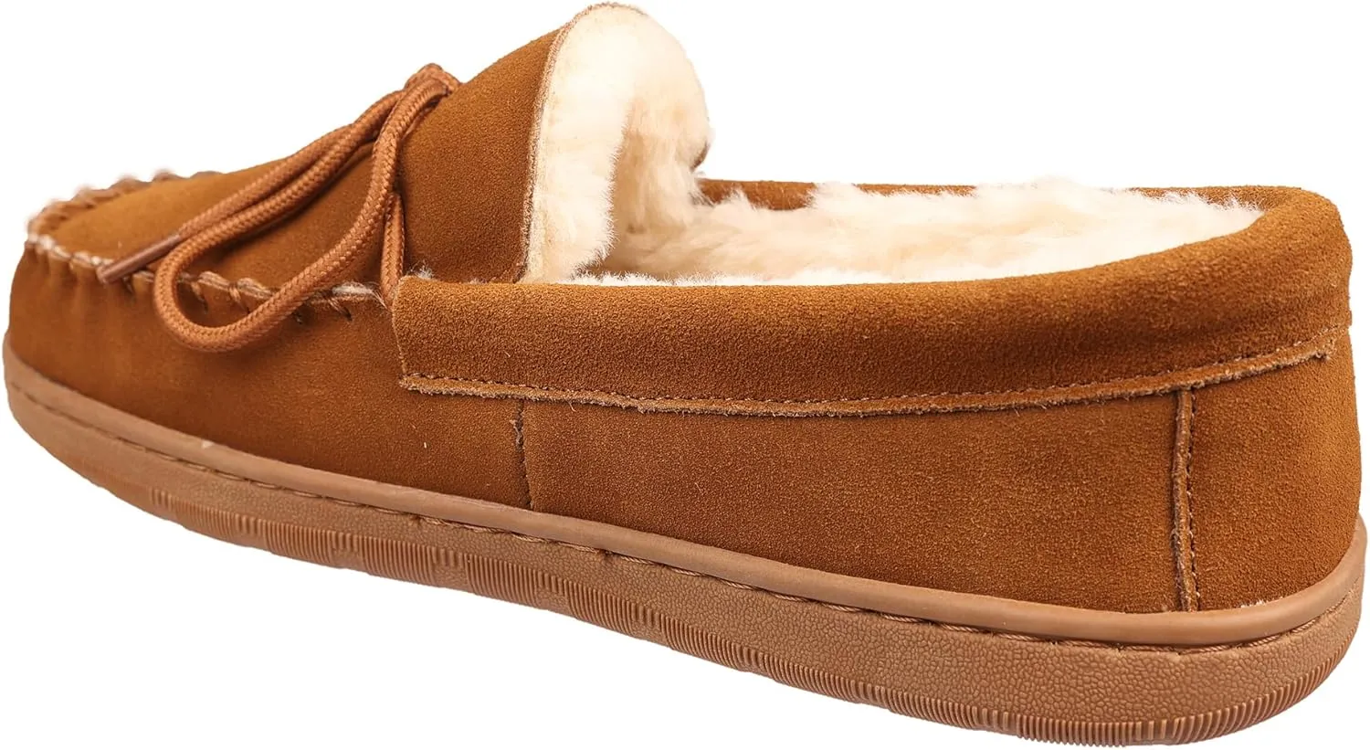Lamo Men's Theo Moccasins for Men - Premium Suede Upper, Luxurious Faux Fur Lining, Ortholite Foam Footbed with Australian Sheepskin, TPR Outsole - The New Upgraded Men's Moc