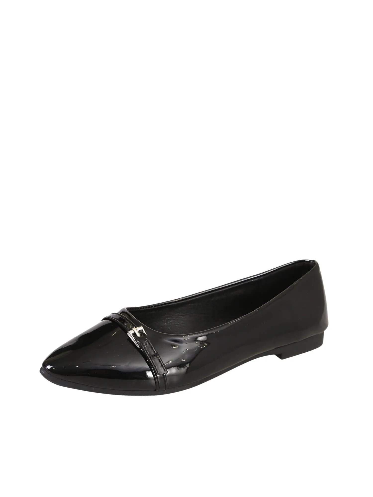 Élan Grace Close Toe Loafer-Black