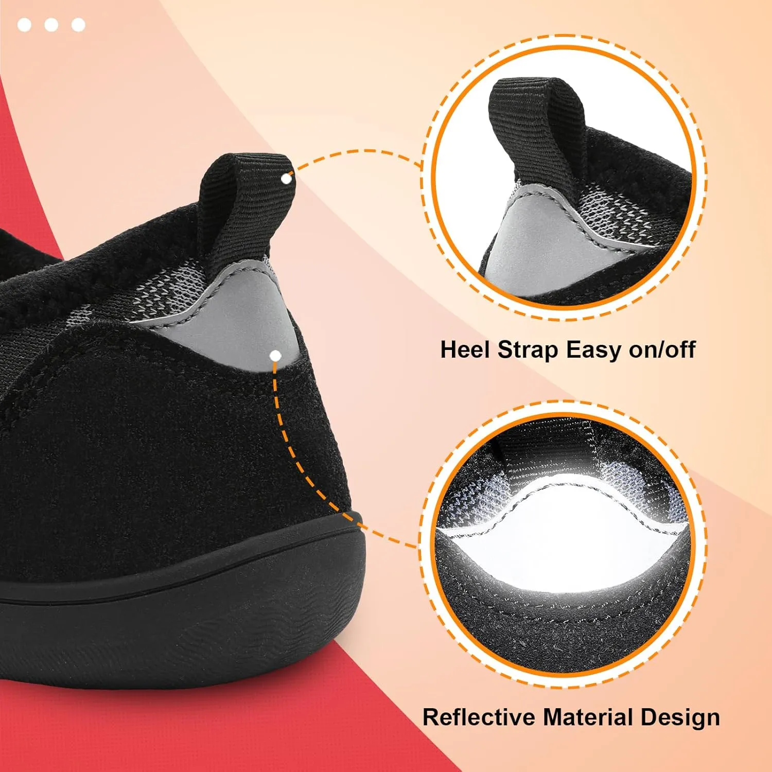 LeIsfIt Mens Slippers Wide House Shoes Adjustable Diabetic Shoes Arthritis Swollen House Slippers Indoor Outdoor