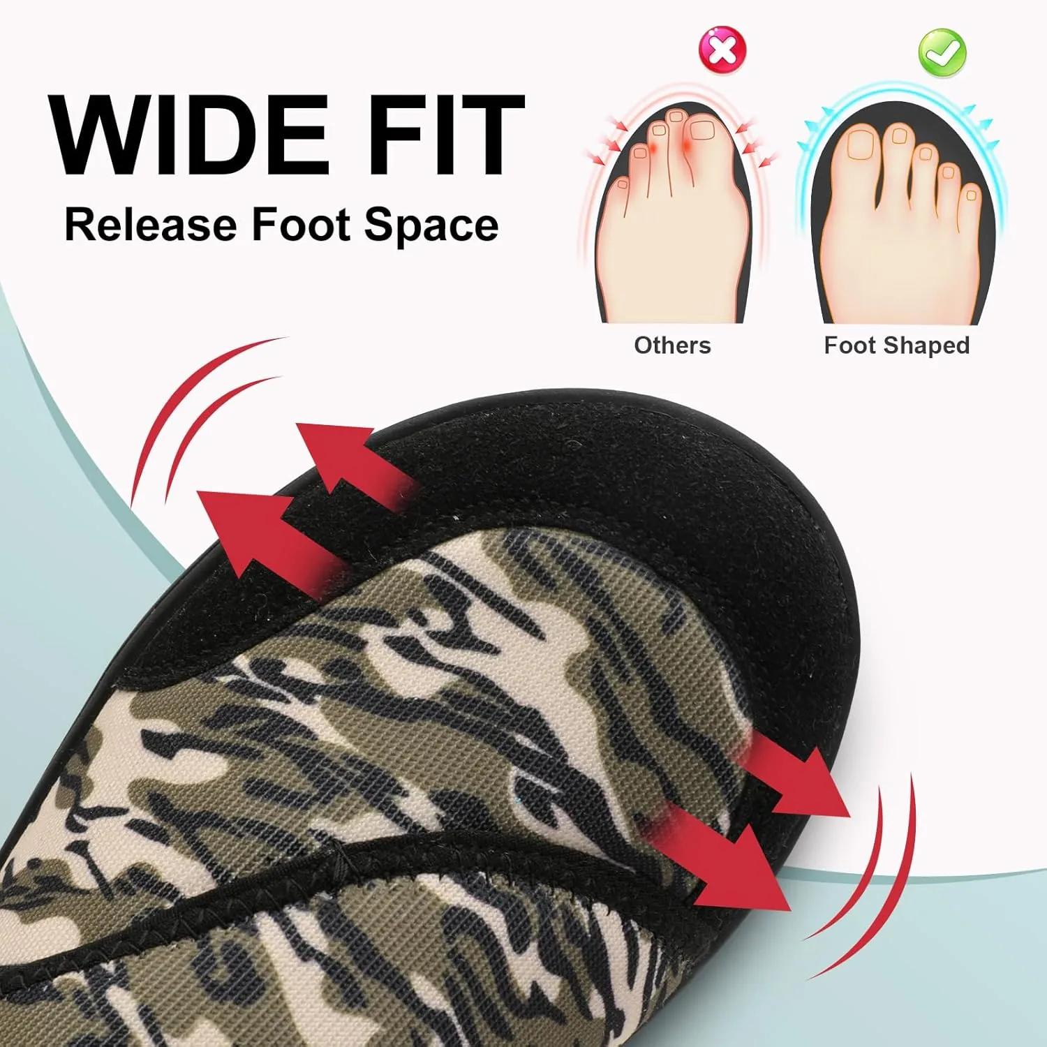 LeIsfIt Mens Walking Shoes Wide Diabetic Shoes Adjustable Barefoot Shoes Breathable Zero Drop Shoes Wide Width Arthritis Edema Shoes