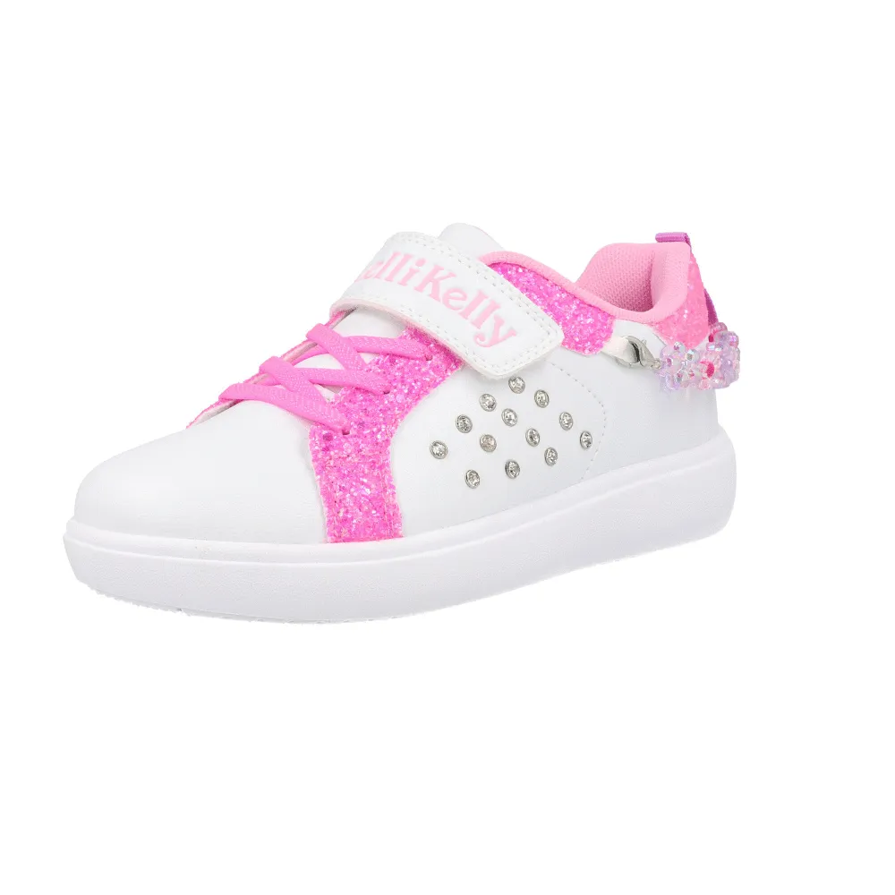 Lelli Kelly Gioiello White Trainers with Bracelet Accessory