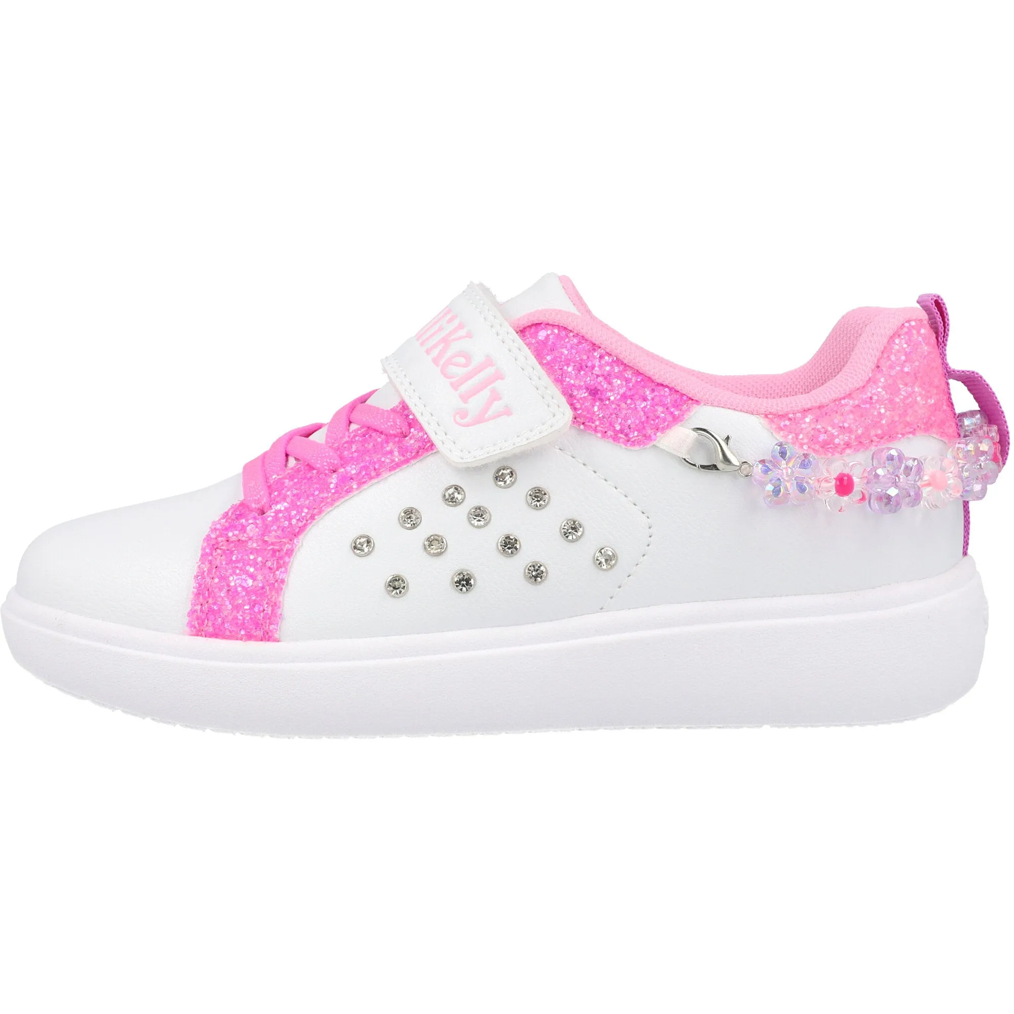 Lelli Kelly Gioiello White Trainers with Bracelet Accessory