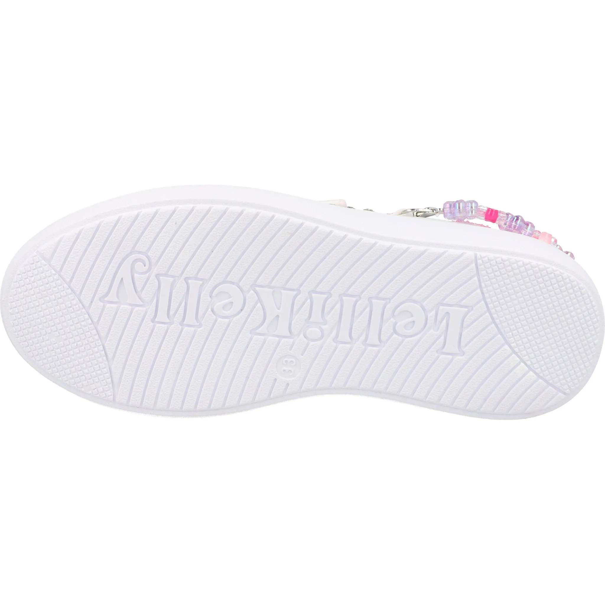 Lelli Kelly Gioiello White Trainers with Bracelet Accessory