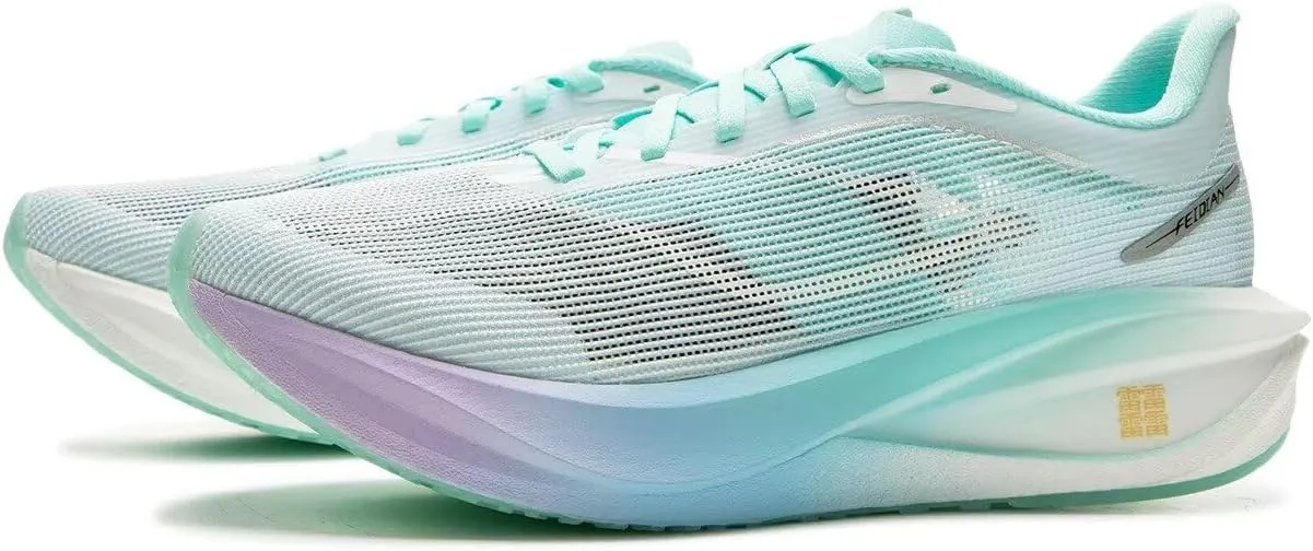LI-NING FEIDIAN 5 Challenger Women's Running Shoes Boom Fiber Lightweight Breathable Non-Slip Racing Sneakers ARMV002