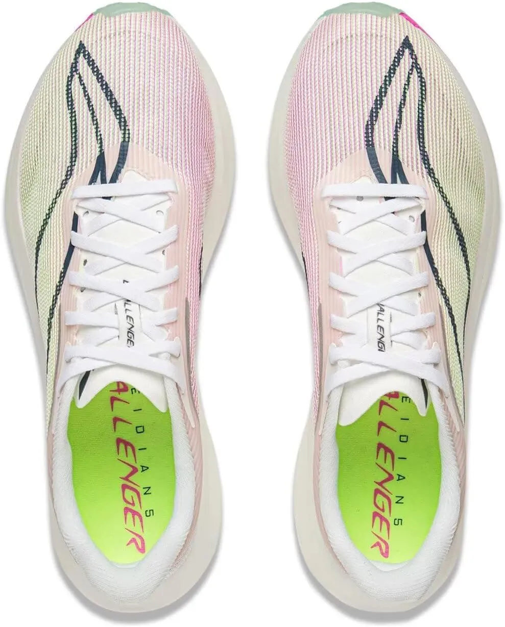 LI-NING FEIDIAN 5 Challenger Women's Running Shoes Boom Fiber Lightweight Breathable Non-Slip Racing Sneakers ARMV002