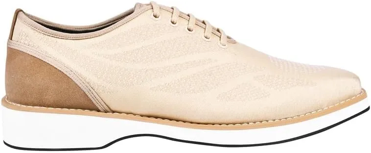 LIBERTYZENO Mens Canvas Textile & Suede Leather Adults Lace Up Casual Shoes for Prom Graduation