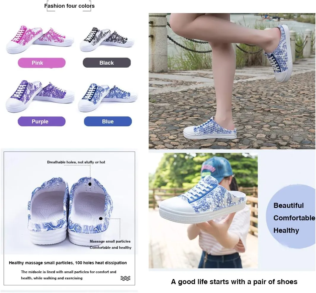 LIBINXIF Women's Garden Clogging Shoes Beach Sandals Breathable Slippers Shower Shoes Water Walking Shoes