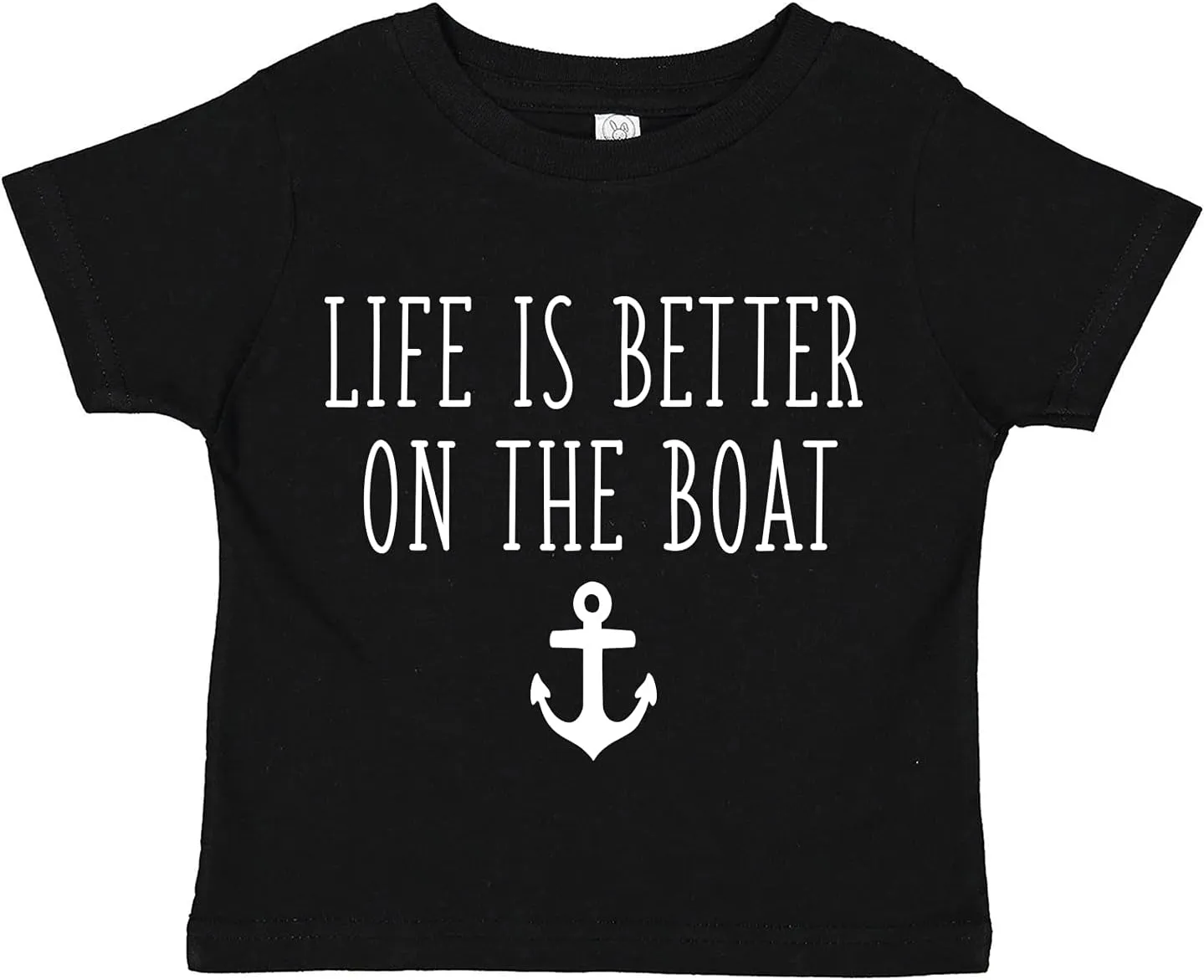 Life is Better On The Boat Infant Baby Tee Shirt Assorted Colors (6M 12M 18M 24M)