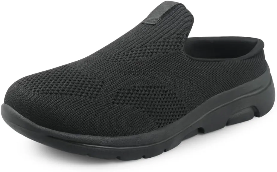 Lightweight Slip On Shoes for Women Comfort Mules Breathable Mesh Walking Slipper