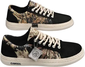 lilaBelle]Men's Breathable Canvas Shoes 2025 | Spring Lightweight Casual ers with Odour-Control Technology | Non-Slip Rubber Sole for Streetwear & Outdoor Activities Black