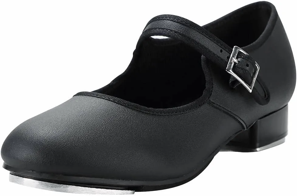Linodes Unisex PU Leather Easy Strap Tap Shoe Dance Shoes for Women and Men's Dance Shoes-608