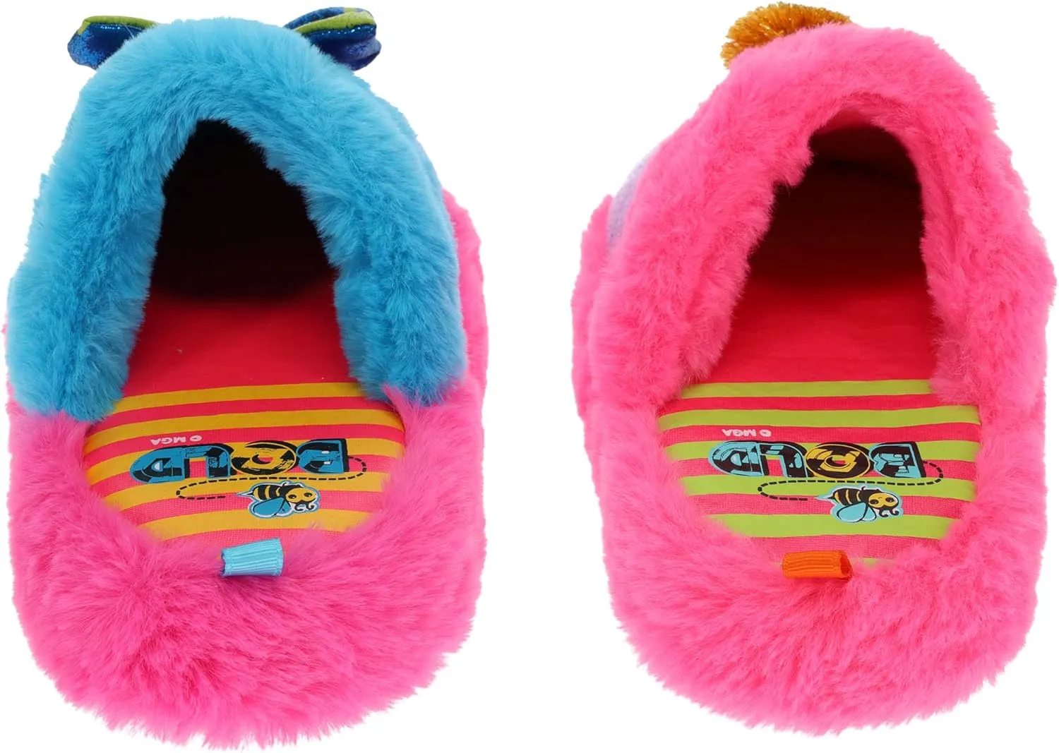 L.O.L. Surprise! Girl's Slipper, Bee Bold Scuff House Shoes, Turquoise