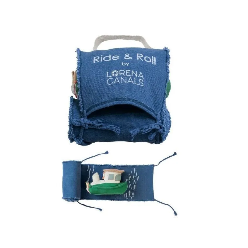 Lorena Canals Ride & Roll Soft Toy - Boat