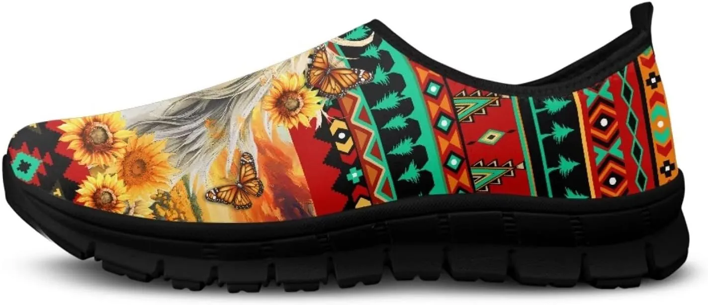 Low-Cut Animals Pattern Casual Shoes - Walking Shoe Women, Tennis Sneakers, Polyester Fabric Breathable Footwear