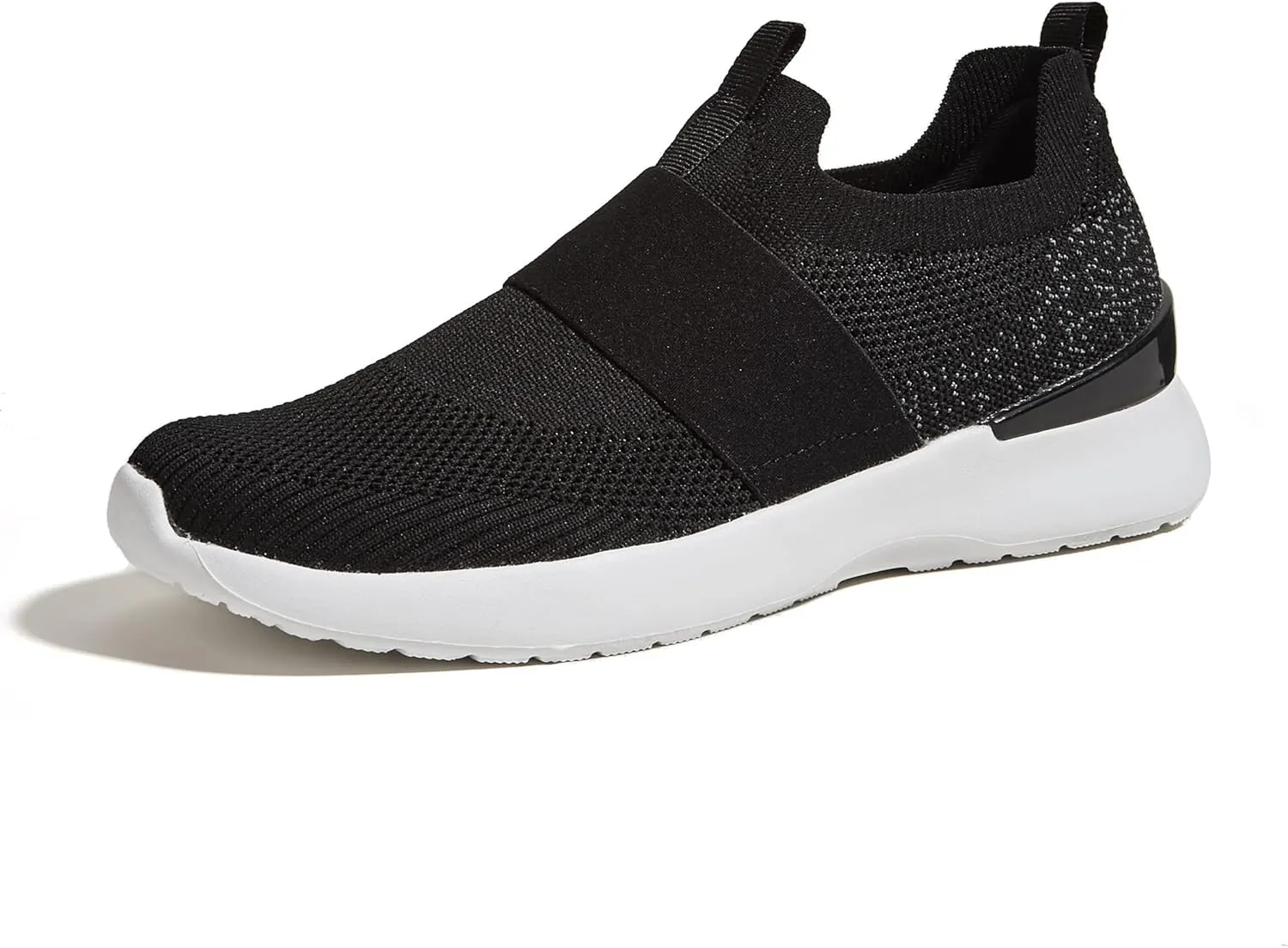 LUCKY STEP Women 's Mesh Slip on Walking Shoes Elastic Sock Comfortable Breathable Lightweight Fashion Sneaker