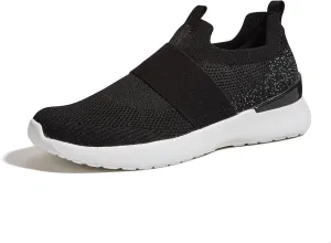 LUCKY STEP Women 's Mesh Slip on Walking Shoes Elastic Sock Comfortable Breathable Lightweight Fashion Sneaker
