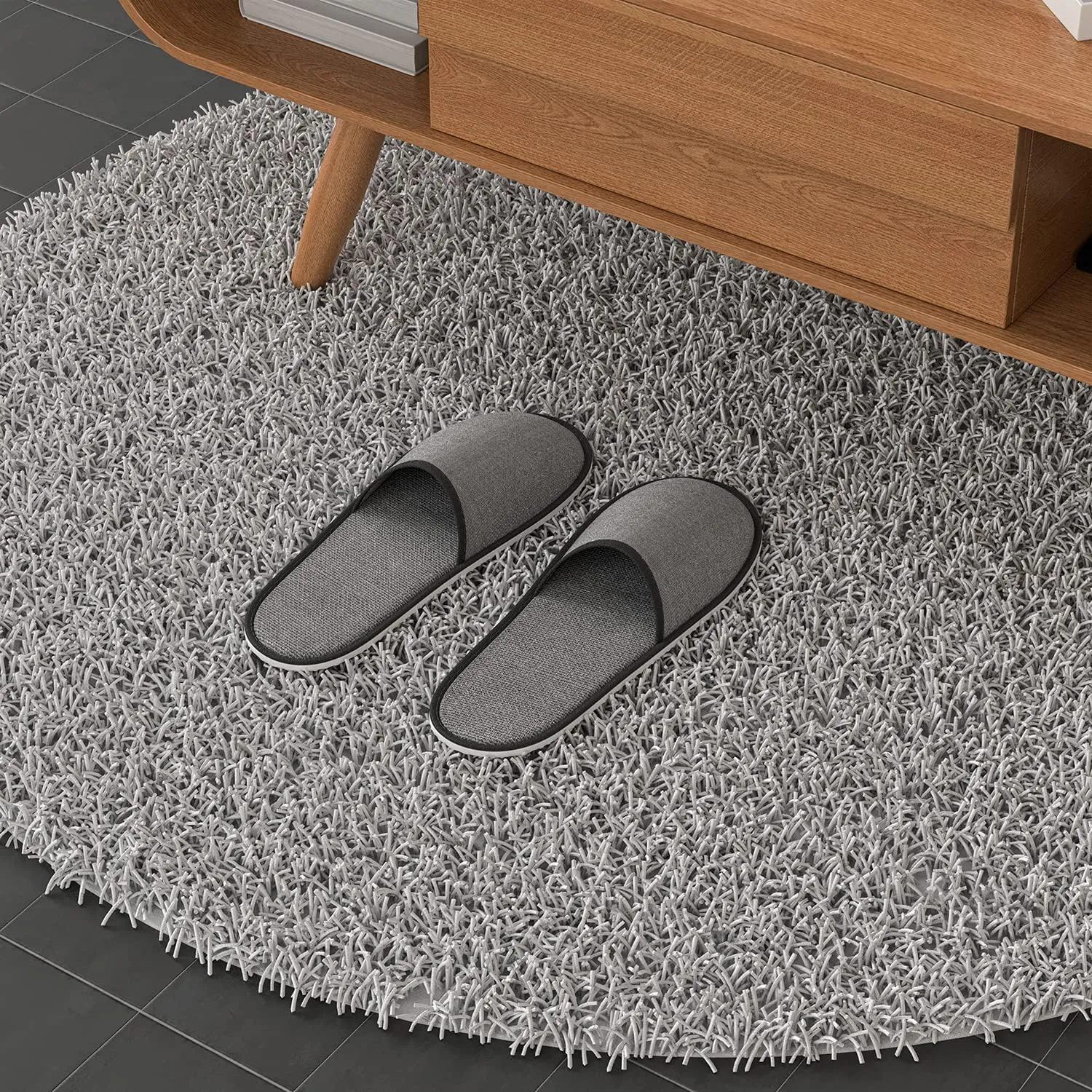 Maeline Spa Slippers, Non Slip Disposable Wholesale Bulk Hotel Slippers for Guests, Multi Color Reusable House Slippers, Indoor, Bathroom, Bedroom, Travel Slippers for Women, Men, Unisex
