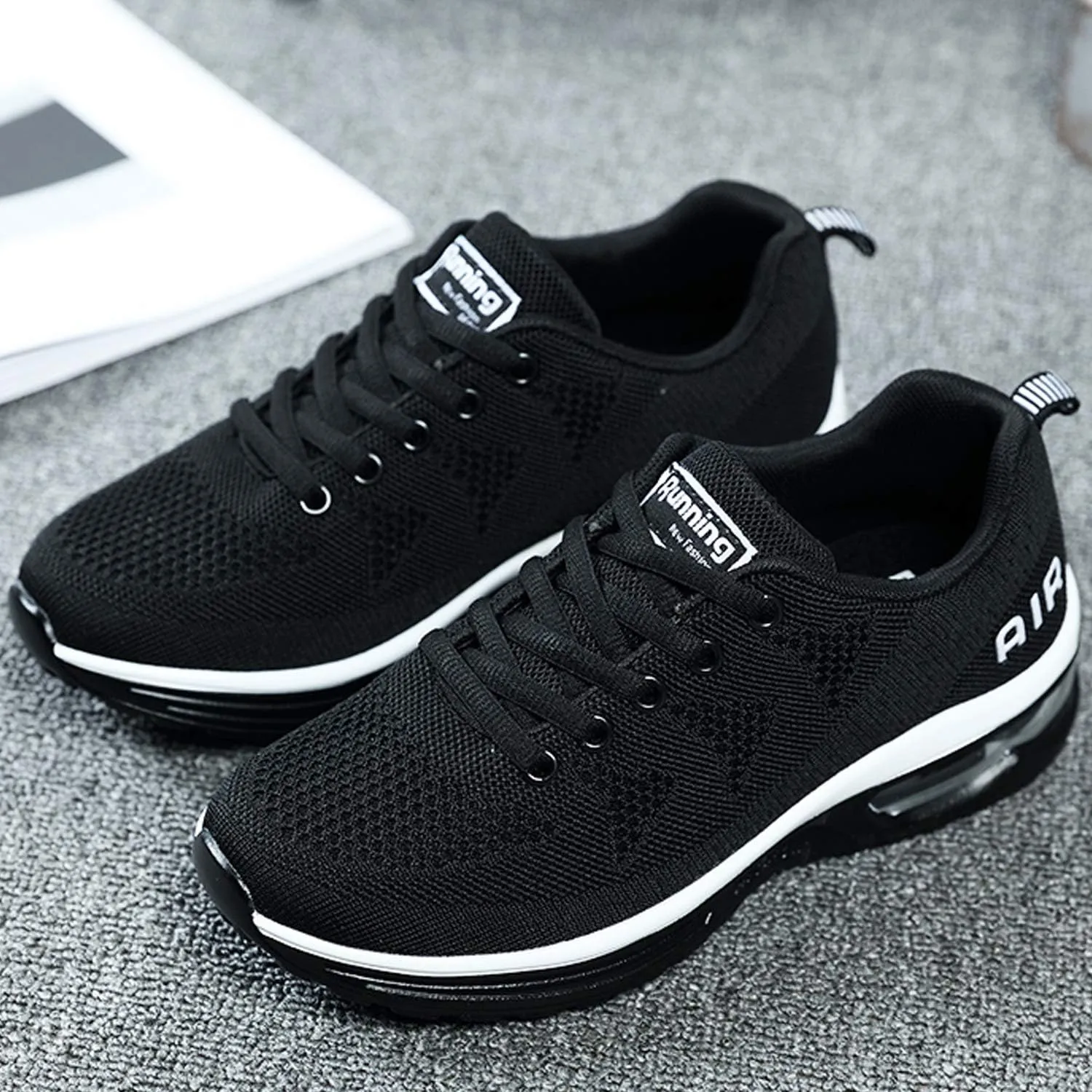 MAFEKE Women Athletic Running Shoes Tennis Breathable Lightweight Fashion Walking Jogging Sneakers