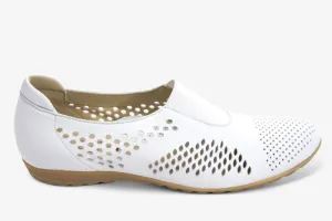 Marmi Shoes Women's Sesto Meucci Bebra White Nappa