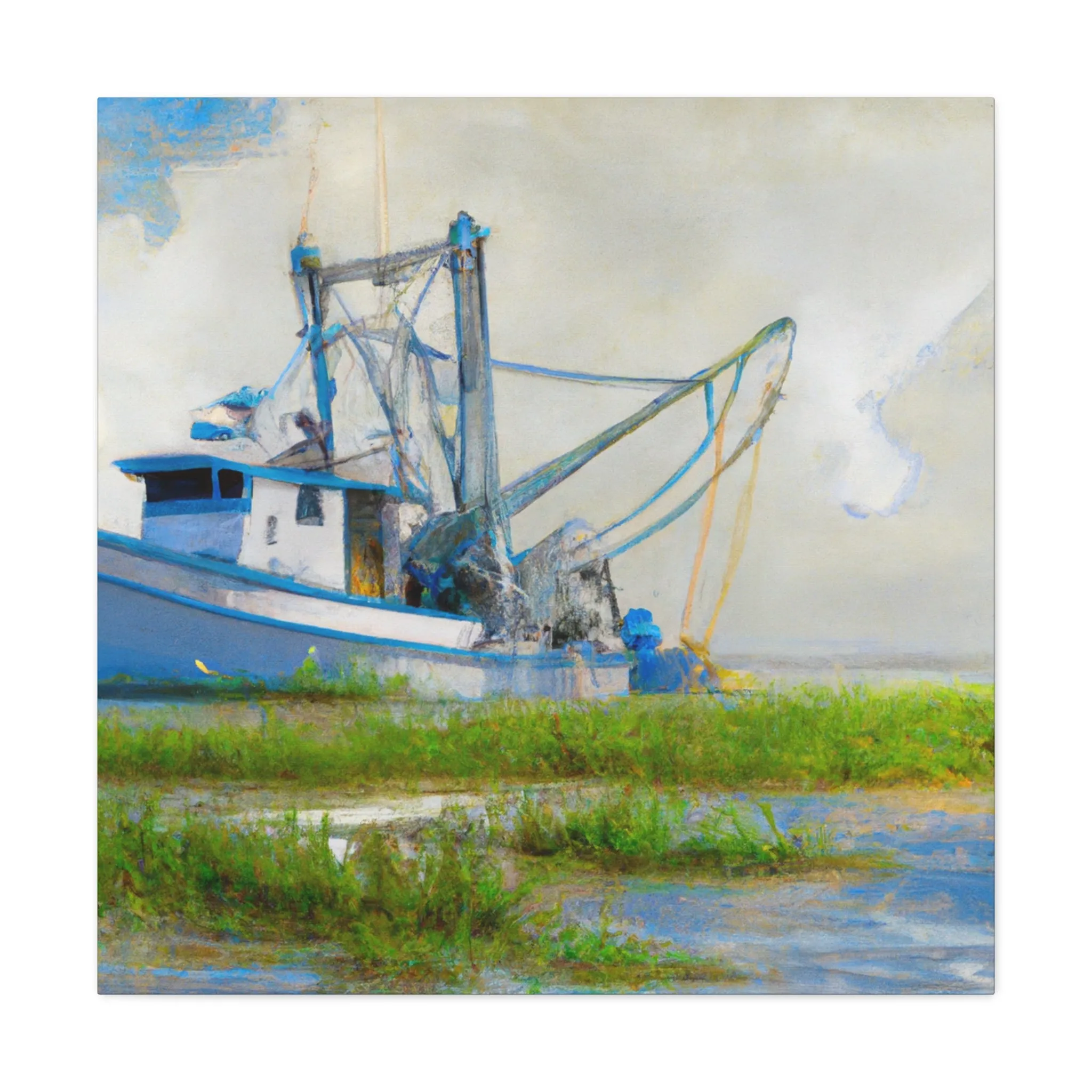Marshy Seafarer Dream. - Canvas