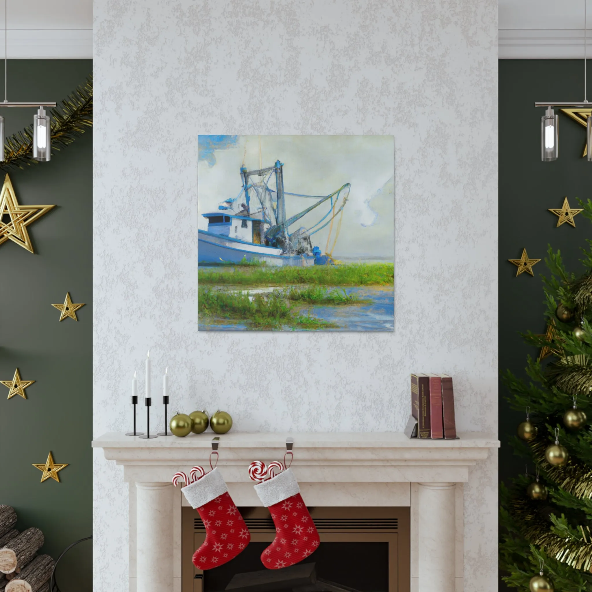 Marshy Seafarer Dream. - Canvas