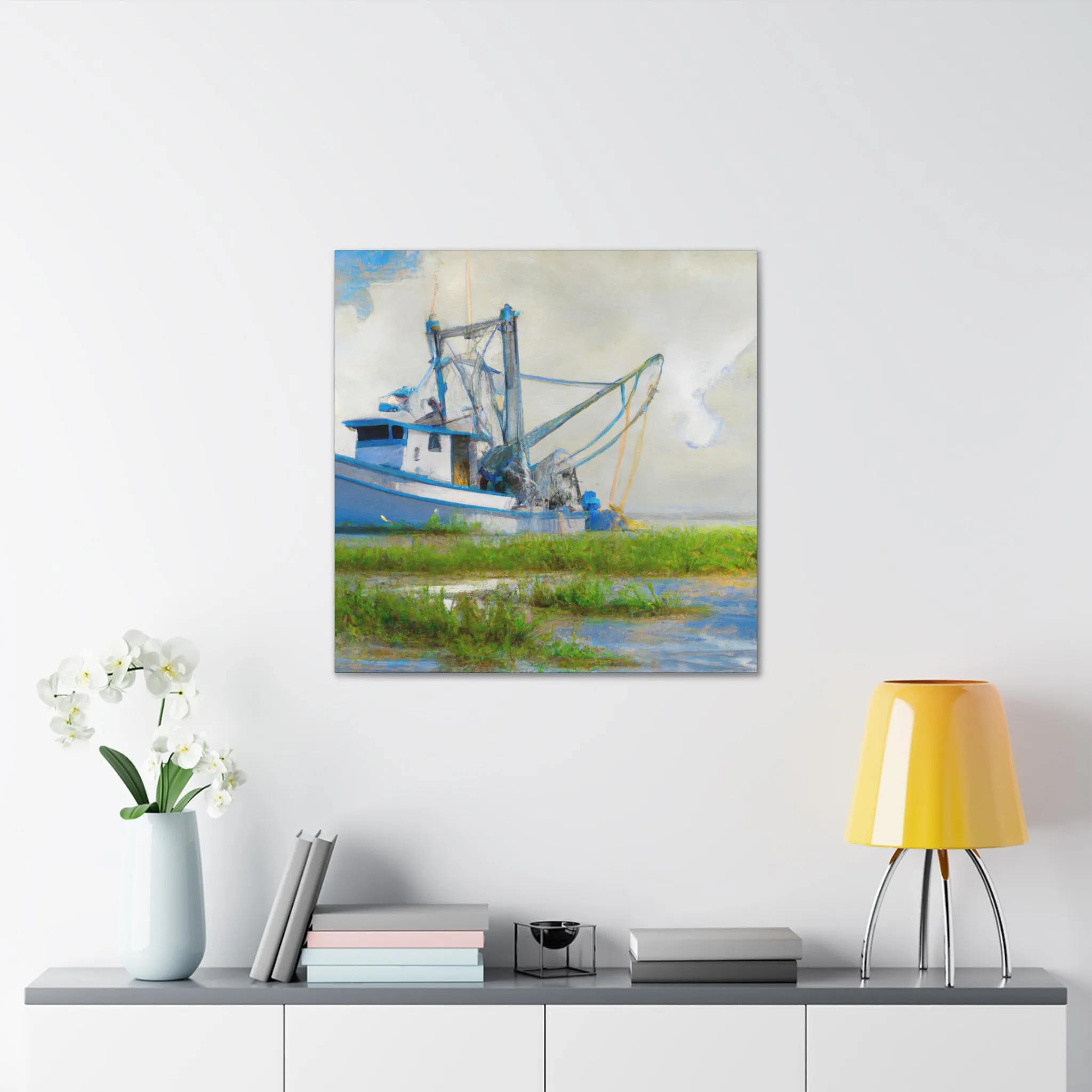 Marshy Seafarer Dream. - Canvas