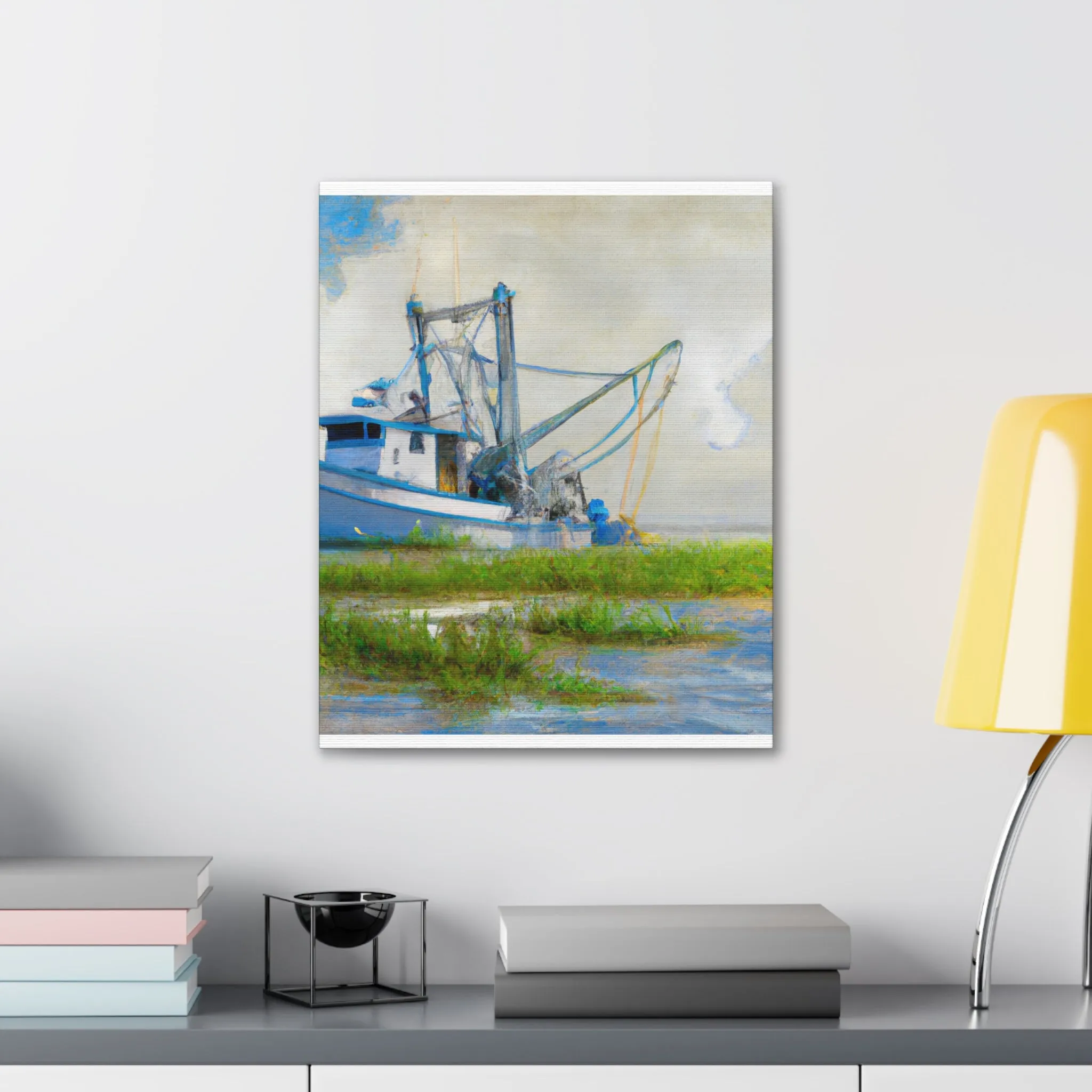 Marshy Seafarer Dream. - Canvas