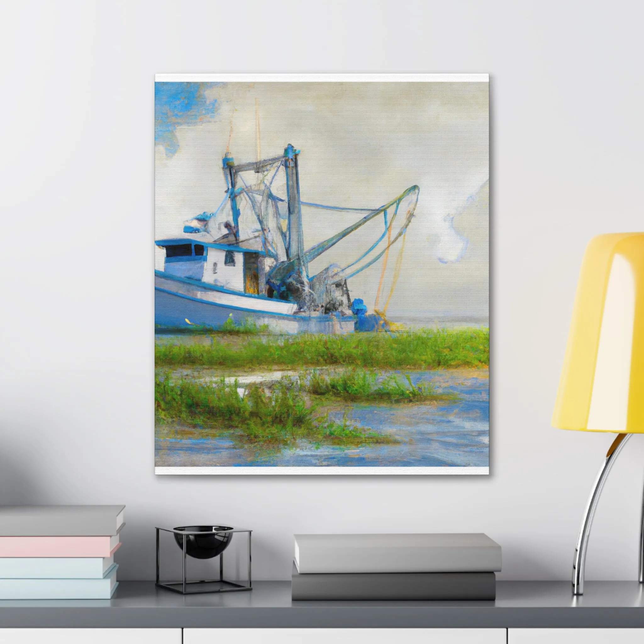 Marshy Seafarer Dream. - Canvas