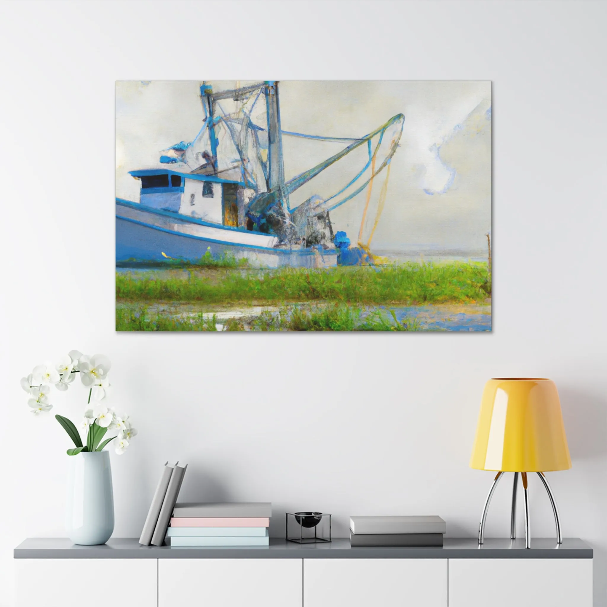 Marshy Seafarer Dream. - Canvas