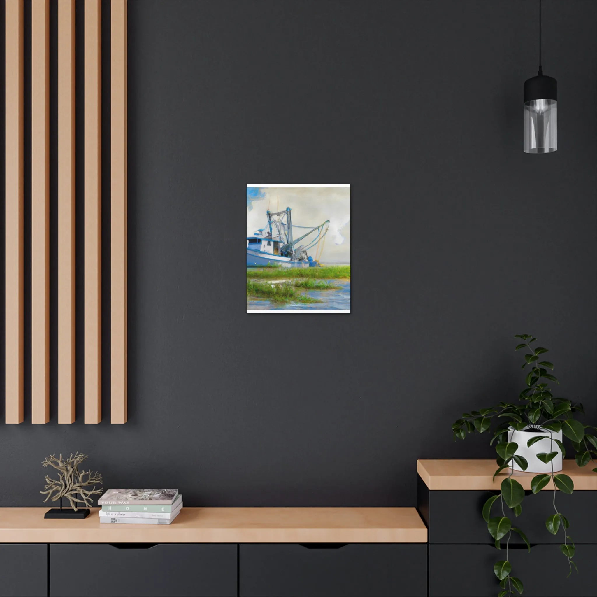 Marshy Seafarer Dream. - Canvas