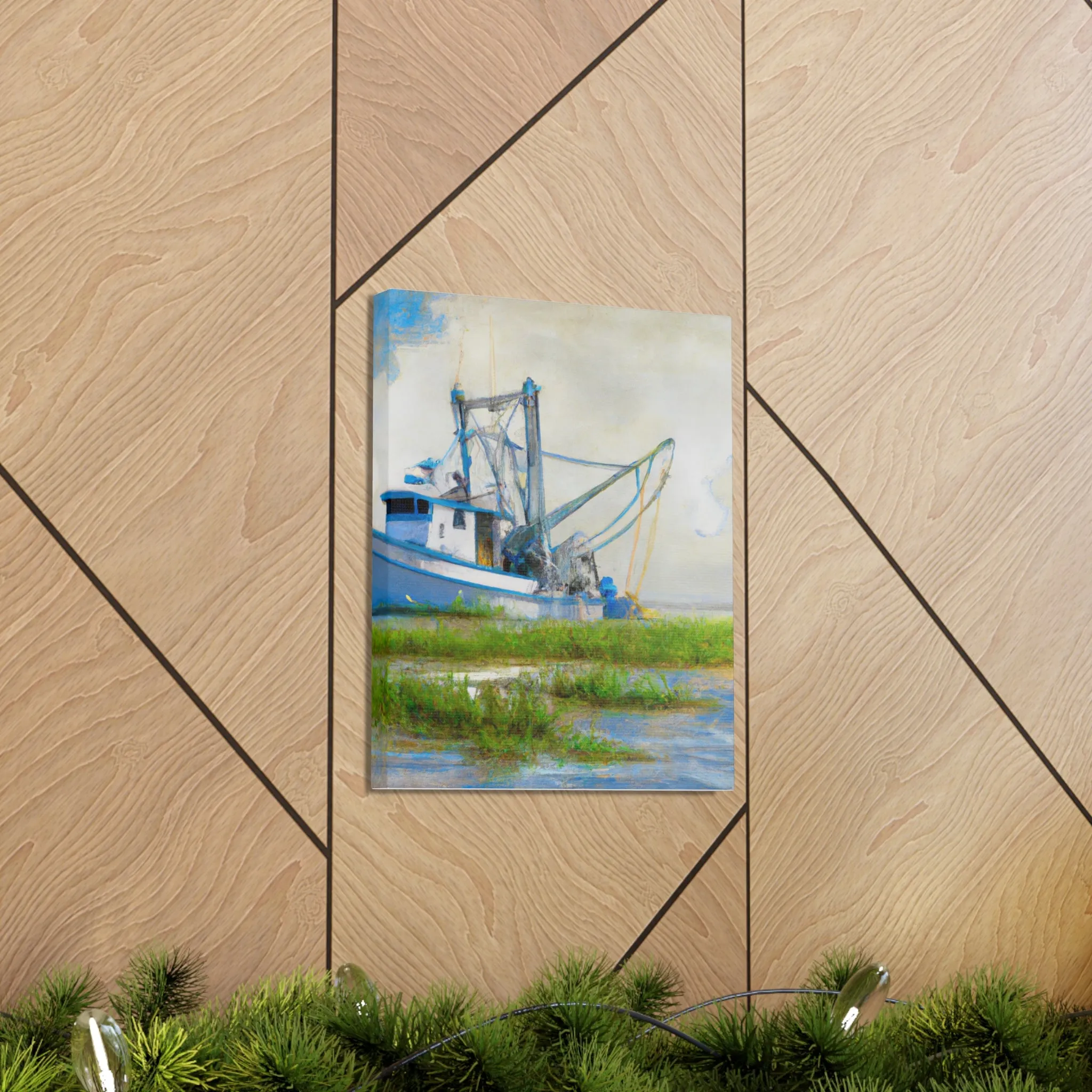 Marshy Seafarer Dream. - Canvas
