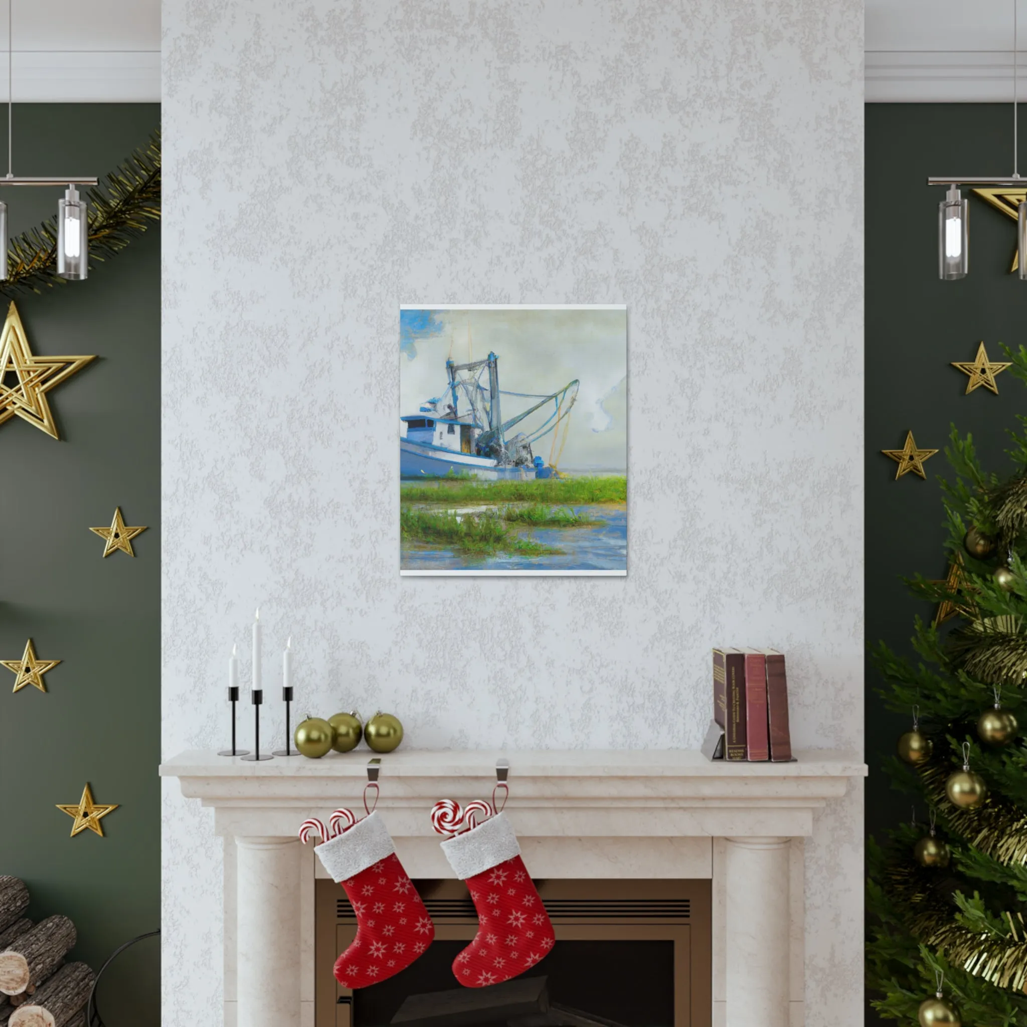 Marshy Seafarer Dream. - Canvas