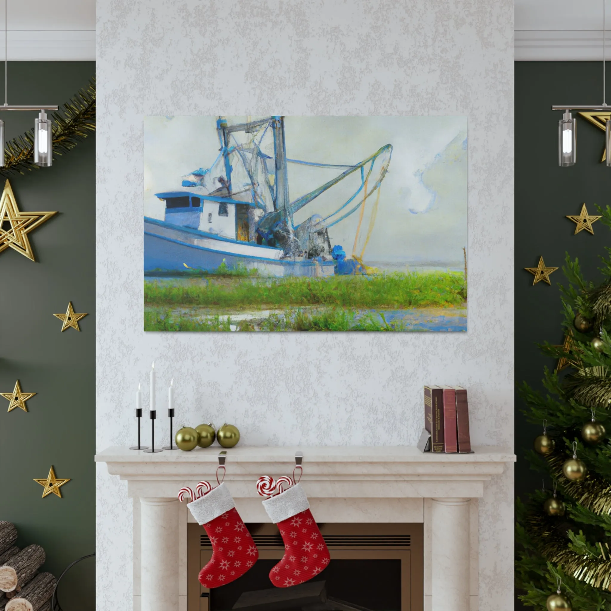 Marshy Seafarer Dream. - Canvas
