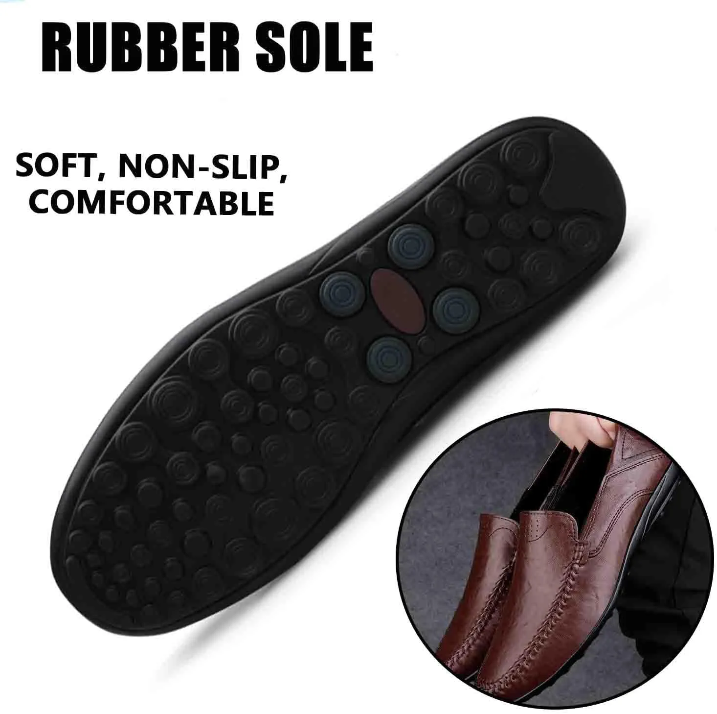 MEBAMY Men's Casual Loafers Men's Driving Shoes Lightweight and Breathable