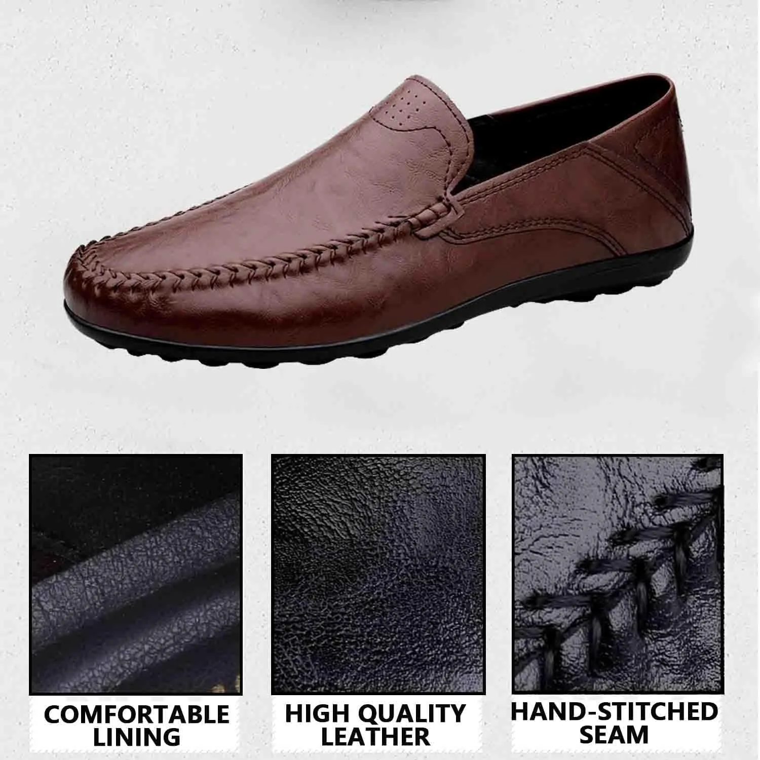 MEBAMY Men's Casual Loafers Men's Driving Shoes Lightweight and Breathable