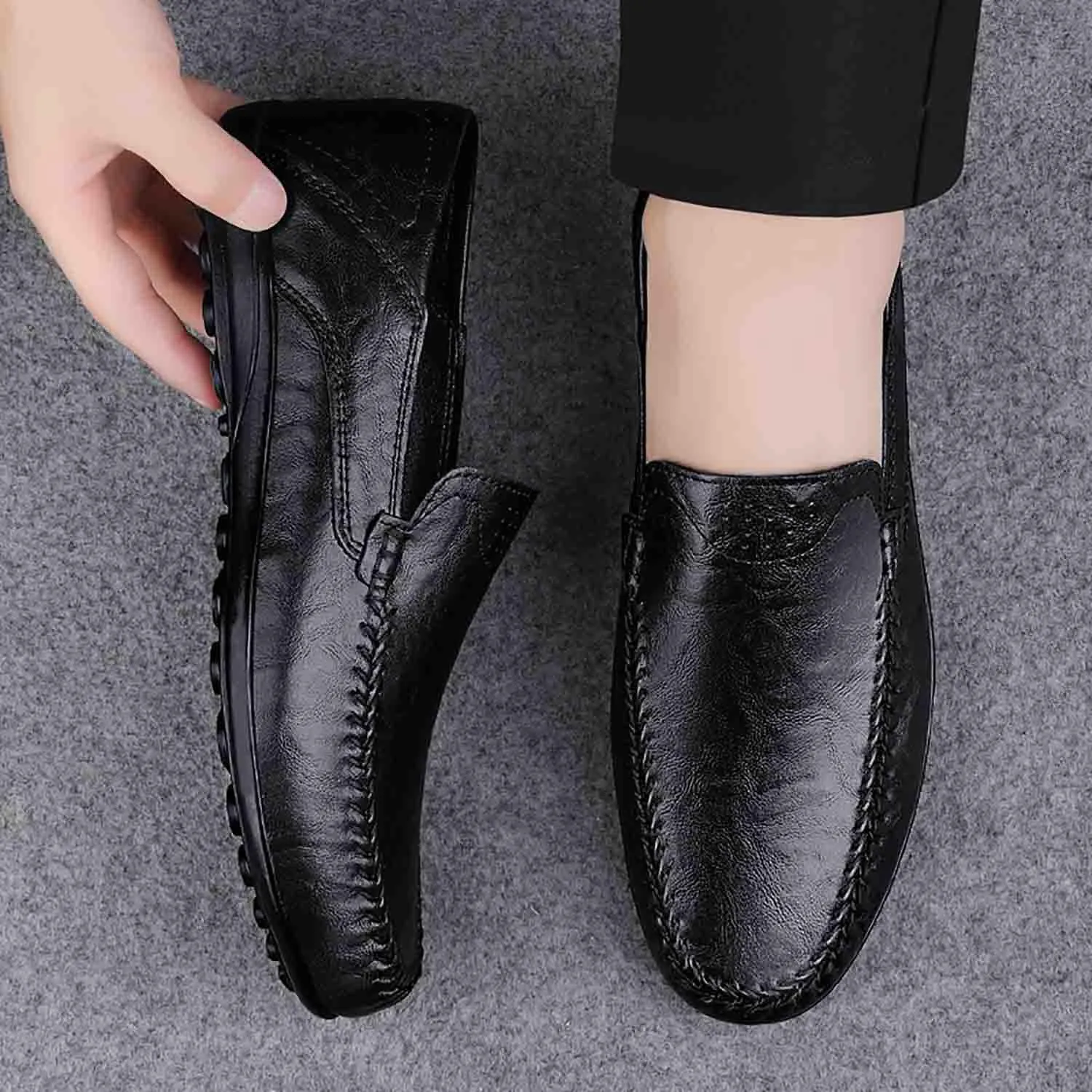 MEBAMY Men's Casual Loafers Men's Driving Shoes Lightweight and Breathable