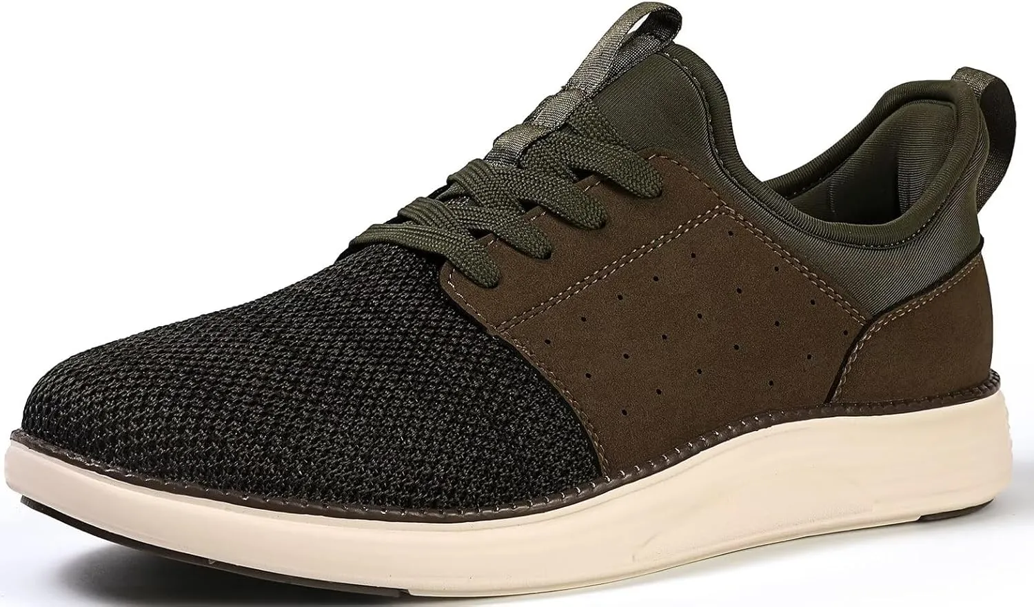 Men Casual Dress Shoes Hands Free Slip On Laceless Fashion Sneakers Lightweight Breathable Walking Shoes Gym Tennis Athletic