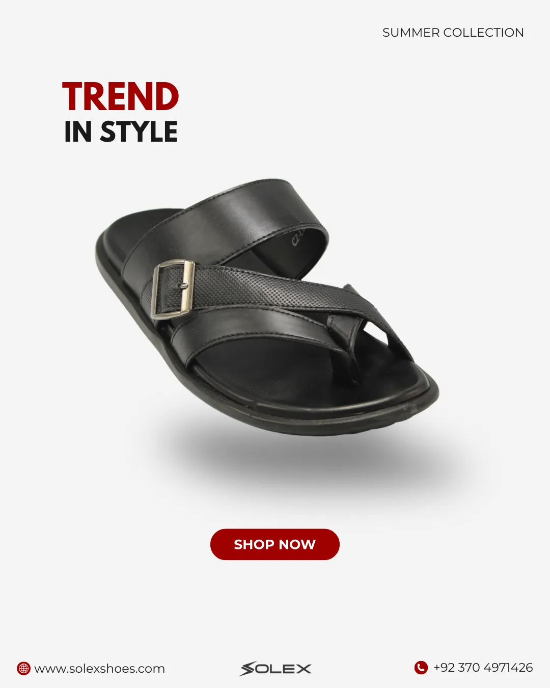 Men Leather Slipper (Medicated)