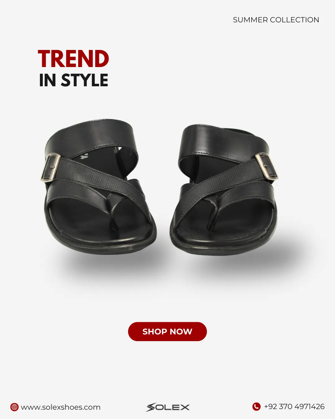 Men Leather Slipper (Medicated)