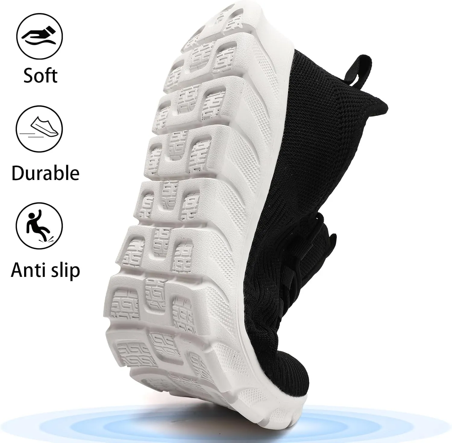 Men Running Shoes Tennis Walking Gym Slip On Athletic Fashion Sneakers Lightweight Breathable Sport Shoe