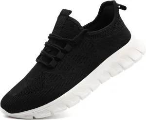 Men Running Shoes Tennis Walking Gym Slip On Athletic Fashion Sneakers Lightweight Breathable Sport Shoe