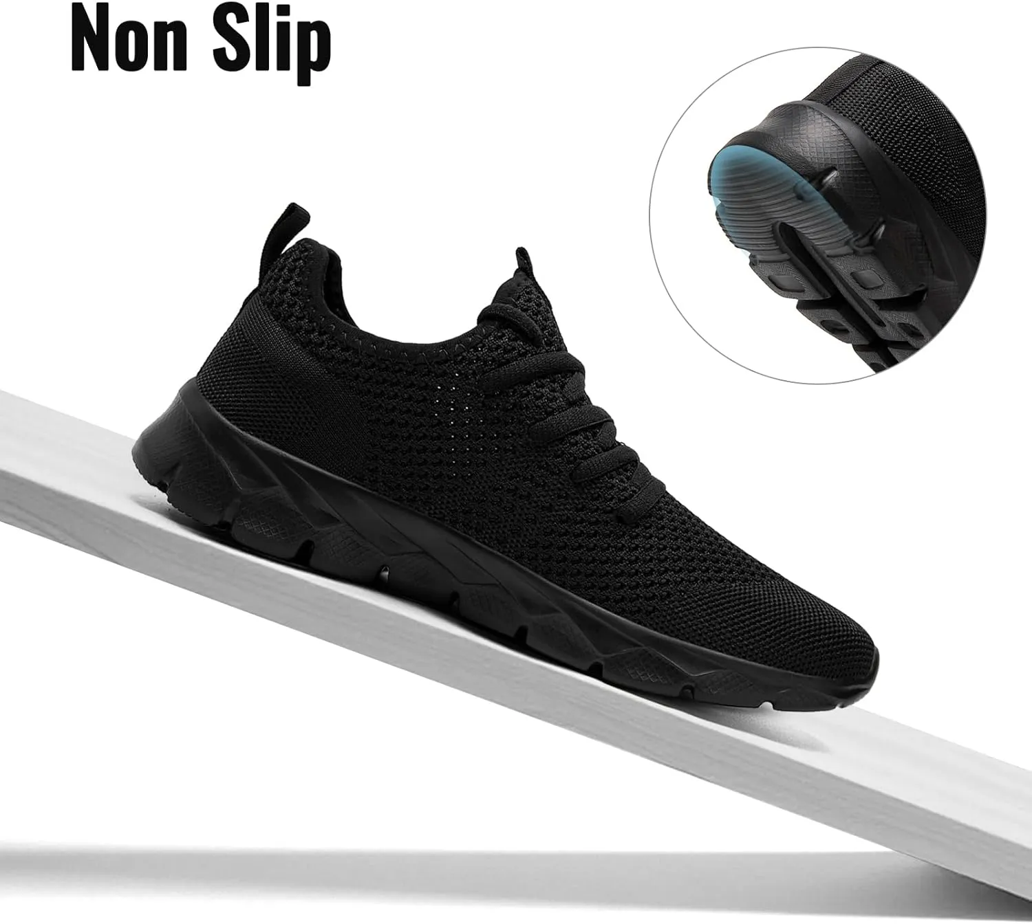 Men Running Shoes Tennis Walking Gym Slip On Athletic Fashion Sneakers Lightweight Breathable Sport Shoe