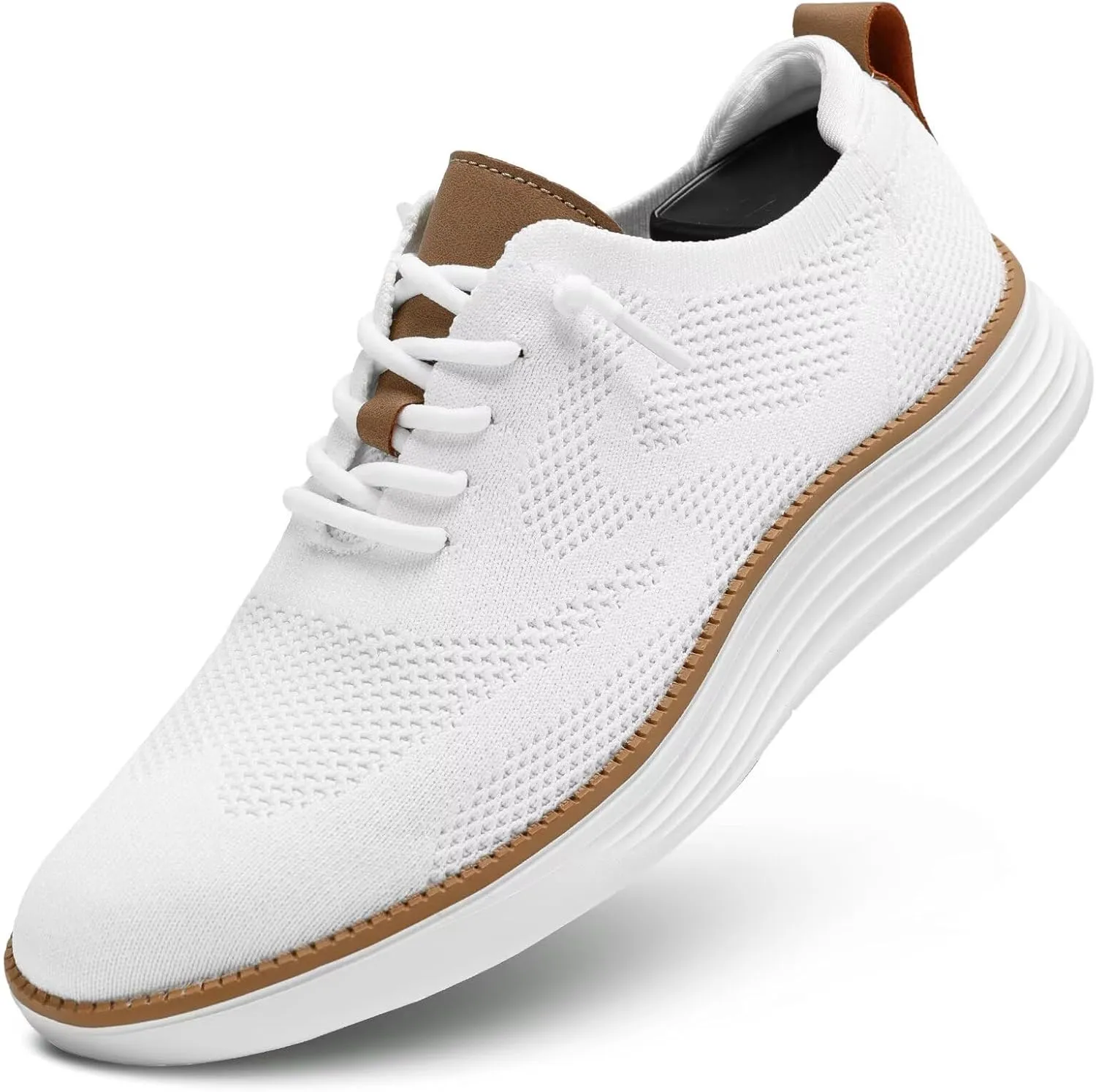 Men's Casual Dress Sneakers Oxfords Business Mesh Breathable Walking Shoes Tennis Comfortable