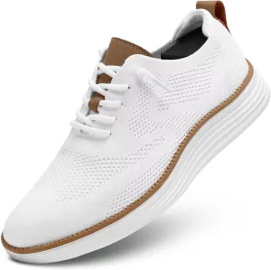 Men's Casual Dress Sneakers Oxfords Business Mesh Breathable Walking Shoes Tennis Comfortable