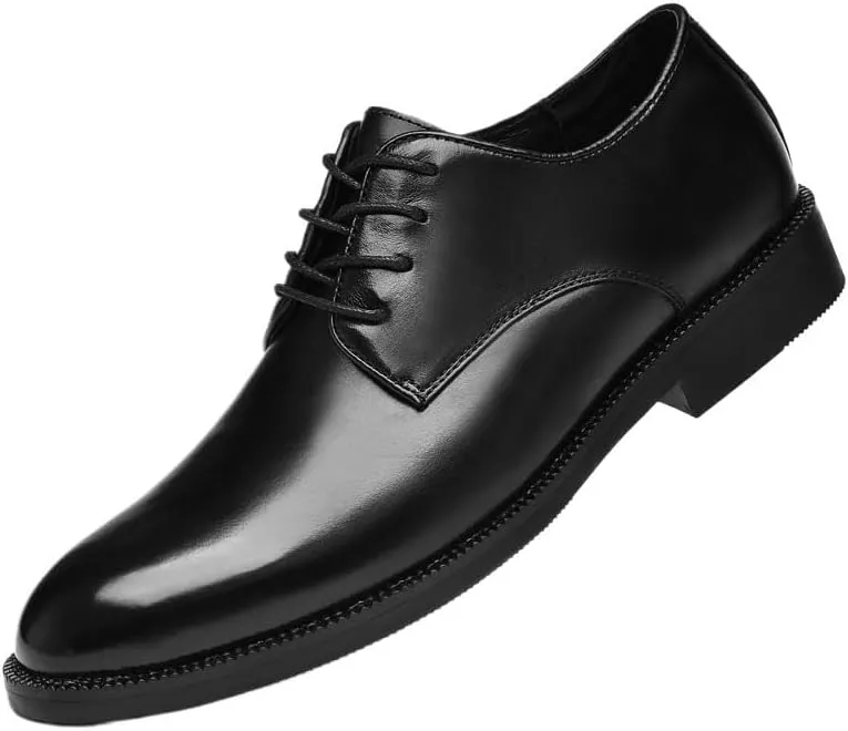 Mens Dress Shoes Casual Business Formal Oxford Shoes Breathable Leather Wingtip Brogue for Men